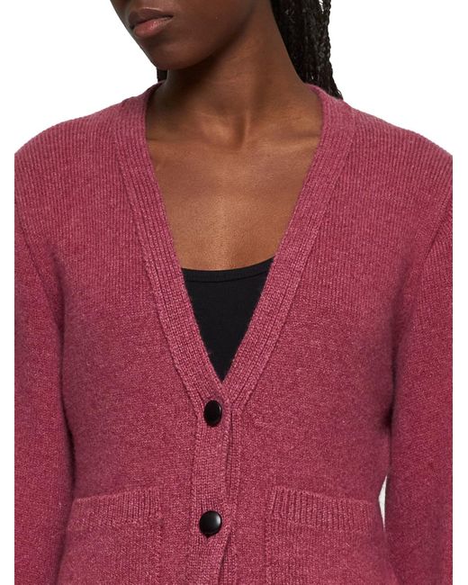 Cardigan Scarlet di Khaite in Red