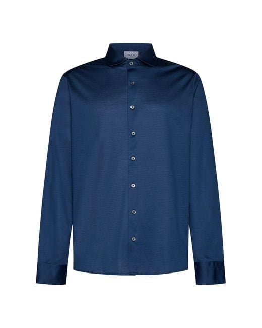 Camicia di D 40 in Blue da Uomo