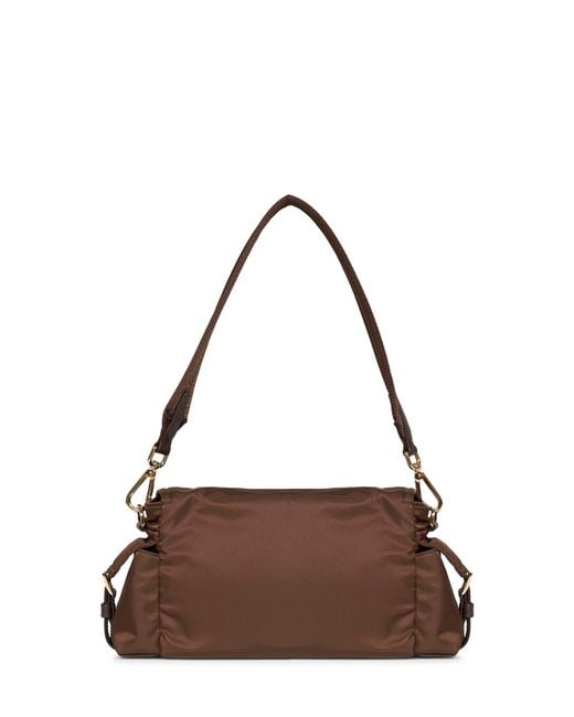 Prada Brown Burnt Prada Explore Medium Shoulder Bag<Br