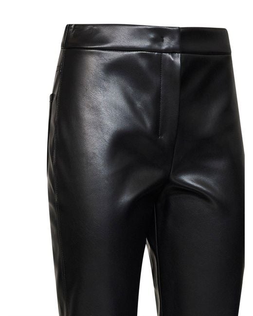Max Mara Black Coated Jersey Smmsublime Slim-Fit Trousers