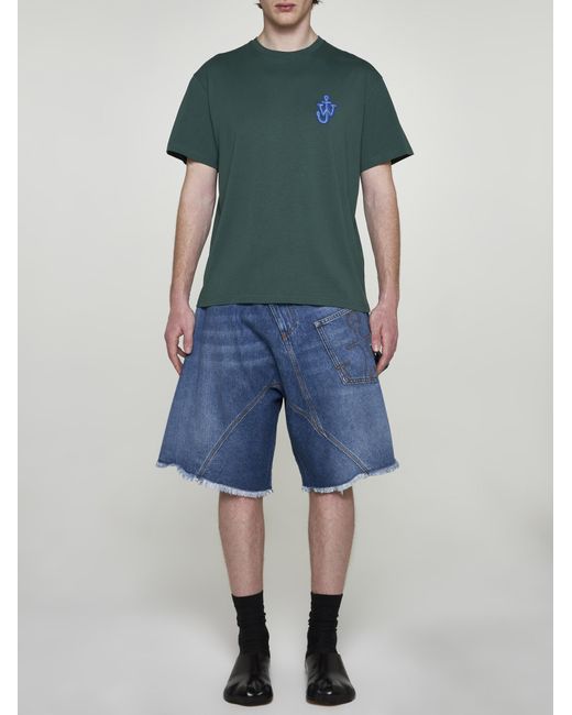J.W. Anderson Blue Jw Anderson Shorts for men