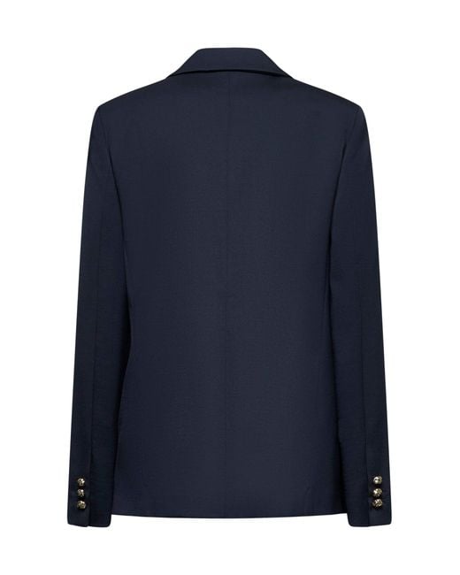 Blanca Vita Blue Gabardine Gorizia Blazer