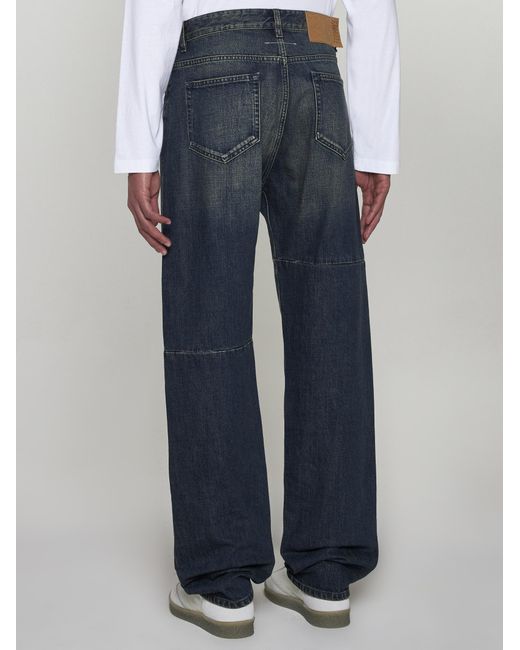 MM6 by Maison Martin Margiela Blue Regular Fit 5 Pocket Jean for men