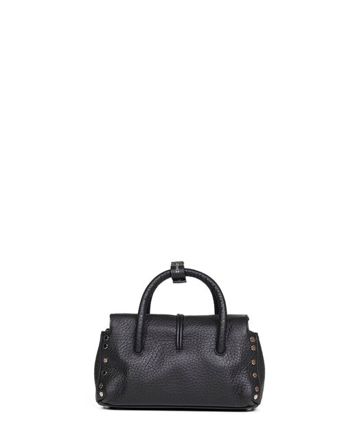 Zanellato Black Dotta Baby Handbag