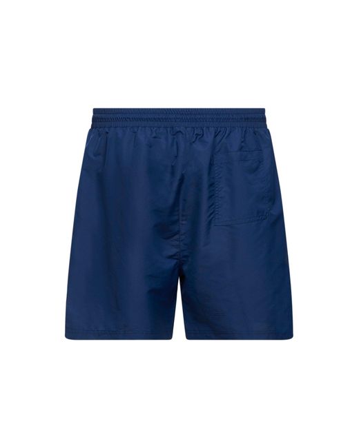 Brunello Cucinelli Blue Avio Nylon Swim Shorts for men