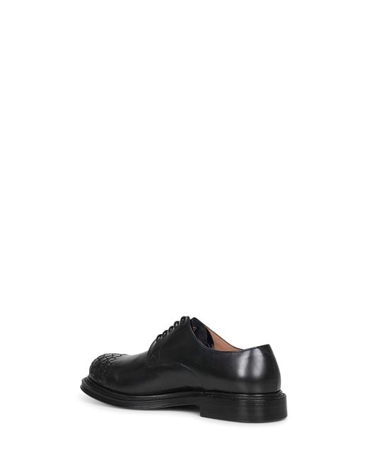 Bottega Veneta Black James Lace-Up Shoes for men