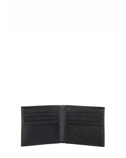 Prada White Saffiano Leather Wallet for men