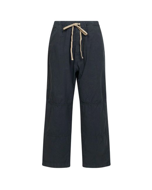 Haikure Blue Charcoal Cotton Gene Pop Ero Trousers for men