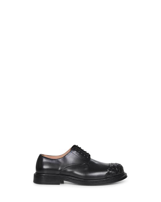 Bottega Veneta Black James Lace-Up Shoes for men