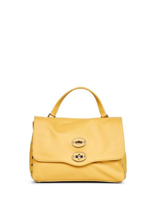 Zanellato Metallic Sole Small Postina Handbag