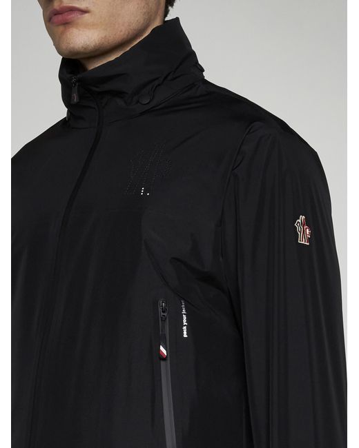 3 MONCLER GRENOBLE Black Coats for men