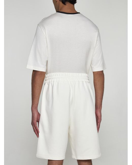Fendi Multicolor Ff Print Cotton-blend Shorts for men