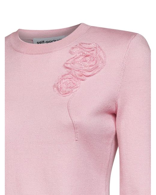 Pullover di Self-Portrait in Pink