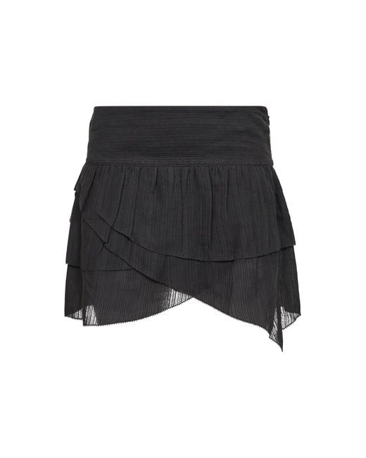 Isabel Marant Black Marant Etoile Voile Dejha Mini Skirt