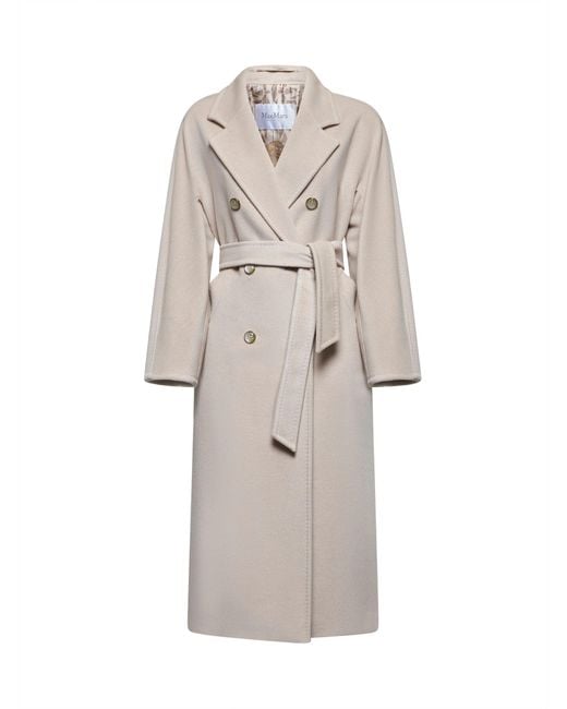 Max Mara White 101801 Icon Coat Special Edition