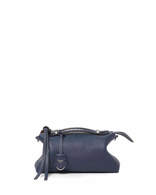 Fendi Blue Abyss By The Way Selleria Medium Reversible Handbag