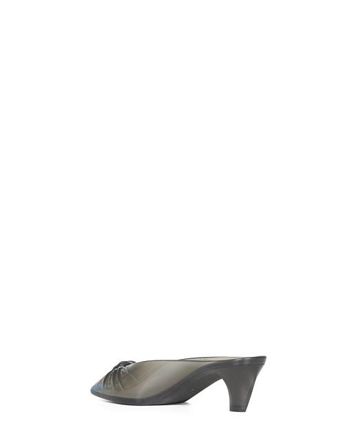 Chloé White Ash Jelly Mules