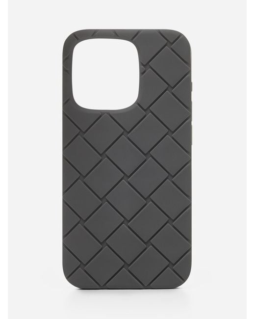 Bottega Veneta Iphone 15 Pro Case in Grey for Men | Lyst UK