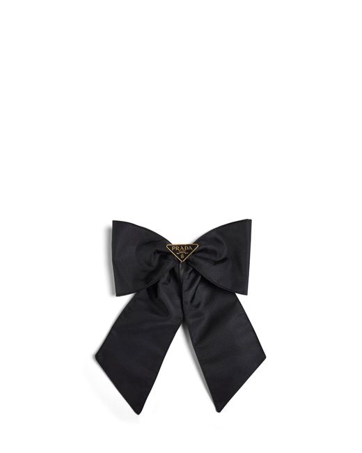 Prada White Re-Nylon Hair Clip