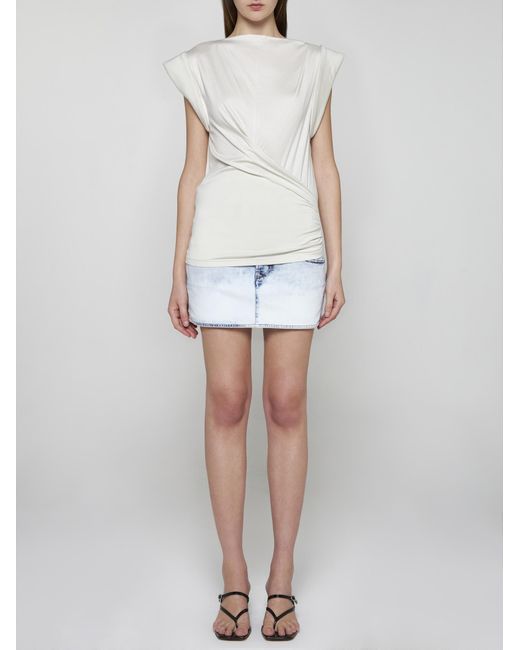 Isabel Marant White Maisan Cotton T-shirt