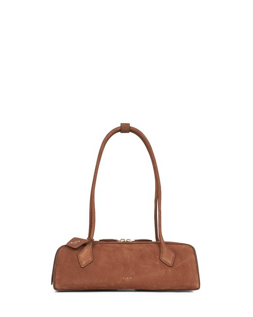 Alaïa Brown Le Teckel Medium Shoulder Bag