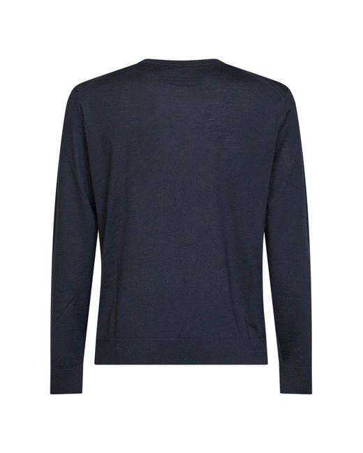 Zegna Blue Trofeo 15Milmil15 Crewneck Sweater for men