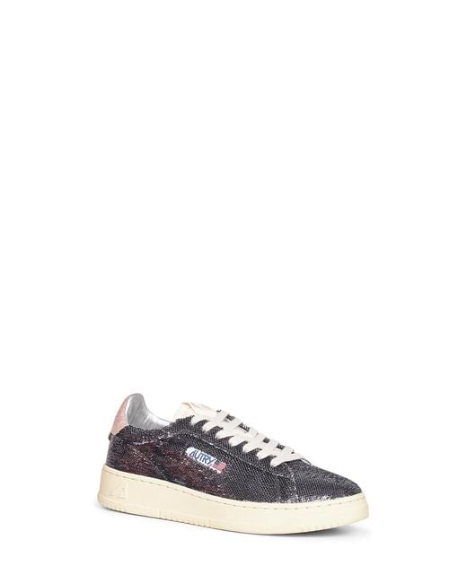 AUTRY CAPSULE Multicolor Sequin Dallas Low Sneakers