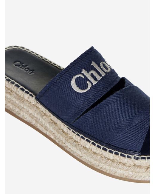 Chloé Blue Chloè Sandals