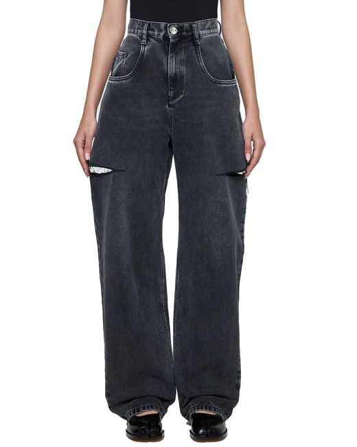 Maison Margiela Blue 'Cut' Jeans By