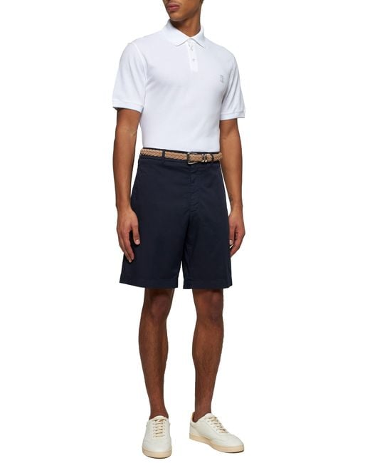 Brunello Cucinelli White T-Shirts And Polos for men