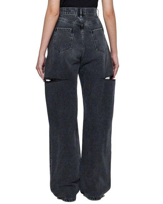 Maison Margiela Blue 'Cut' Jeans By