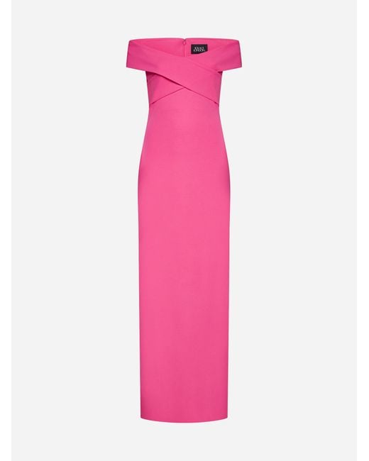 Solace London Pink Ines Maxi Dress