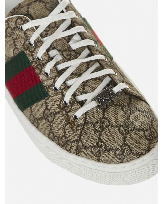 Gucci Multicolor Ace GG Canvas Sneakers for men