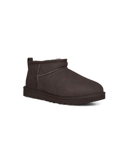 Ugg Brown Dusted Cocoa Classic Ultra Mini Ankle Boots for men