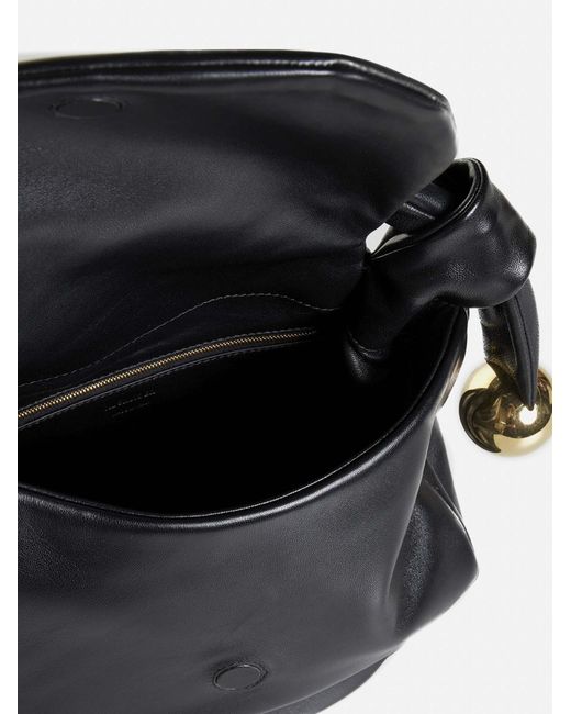 Jil Sander Black Sphere Leather Bag