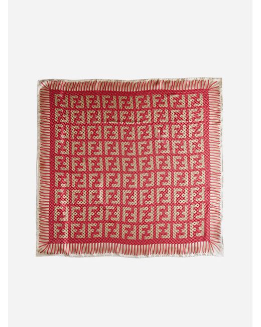 Fendi on sale logo scarf