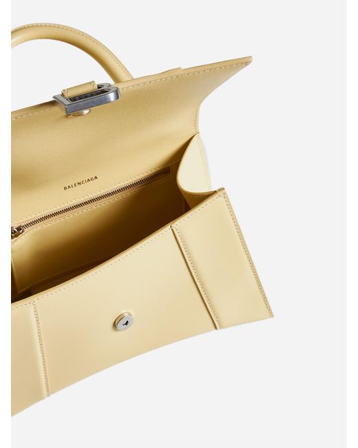 Balenciaga Metallic Small Hourglass Top-handle Bag