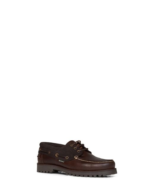 Barbour Multicolor Dark Re-Engineered Deck Boat Shoes for men