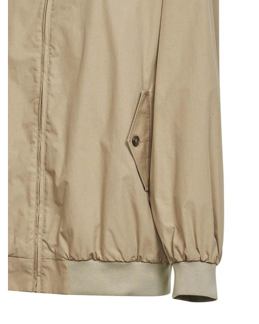 MM6 by Maison Margiela Natural Cotton Oversized Bomber Jacket