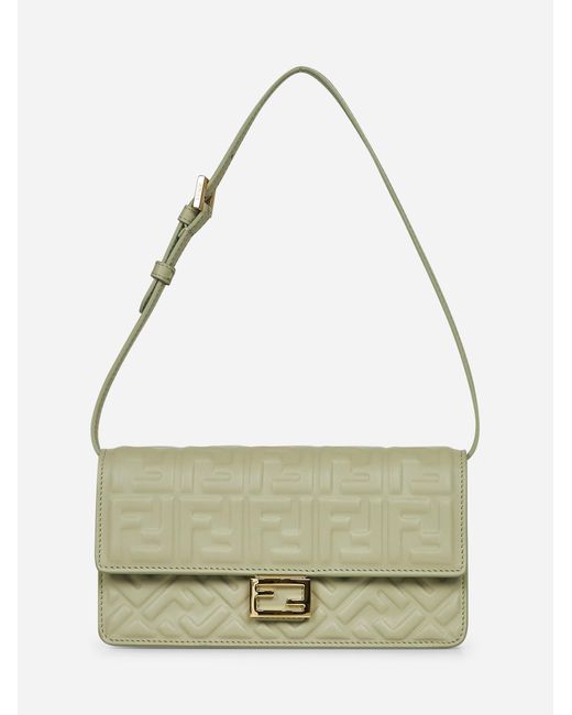 【FENDI】Baguette Chain Wallet Shoulder Bag/全国送料込み Fendi - Baguette leather wallet on chain black - The Corner