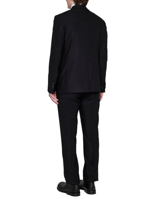 Tagliatore Black Napoli Stretch Wool Tuxedo for men