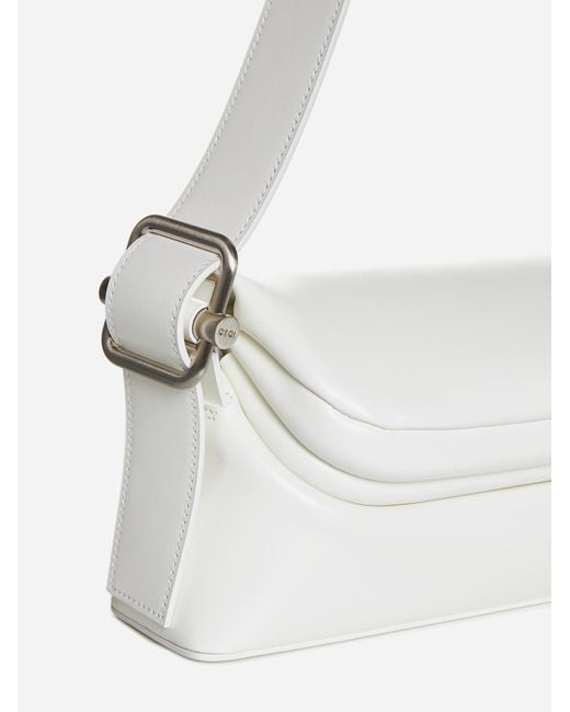 OSOI White Folder Brot Leather Bag