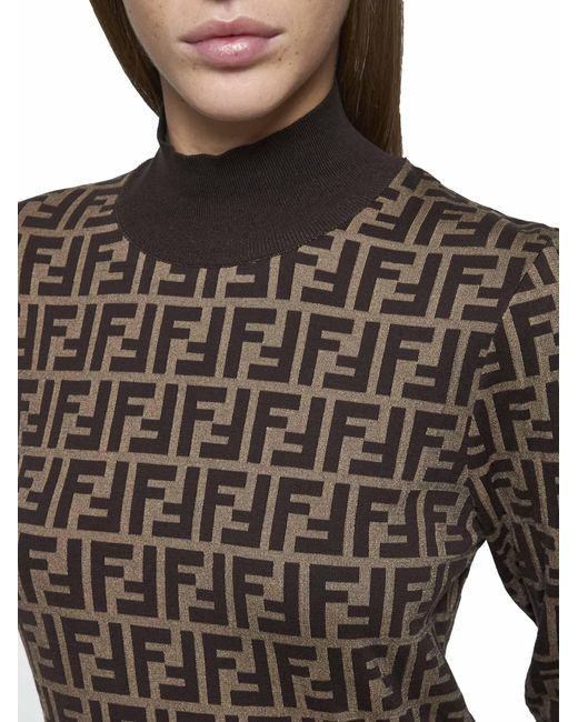 Pull di Fendi in Brown