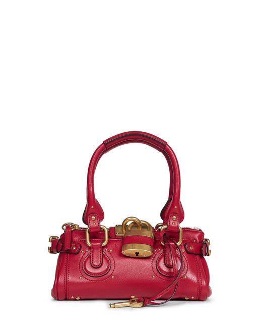 Chloé Red Tulip Paddington Small Handbag