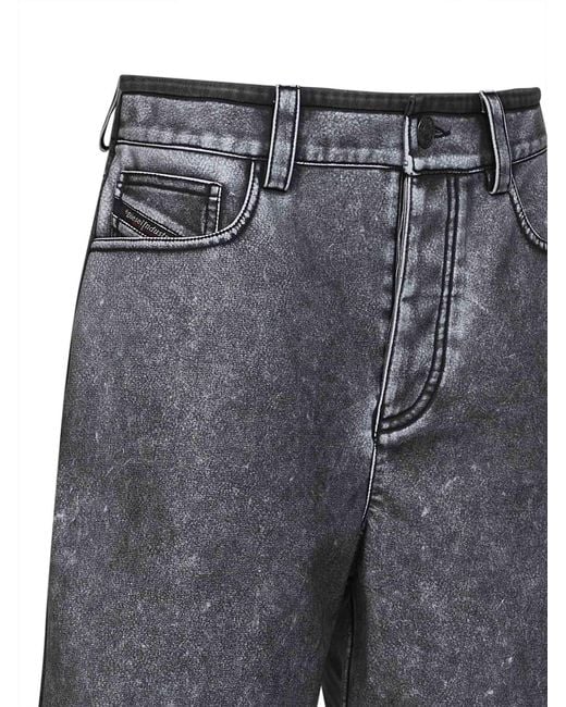DIESEL Gray Pu P-Arlor Bermuda Shorts