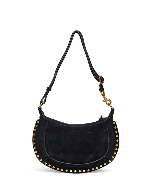 Isabel Marant Black Oskan Moon Shoulder Bag