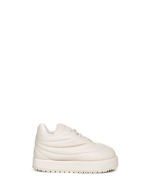 PDF Natural Off- Nappa Leather Nuvola Pluto Sneakers for men