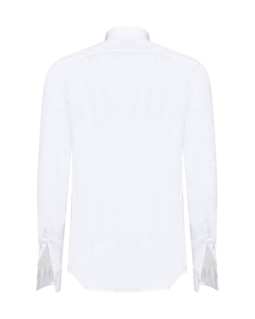 Camicia Collo Diplomatico di D 40 in White da Uomo