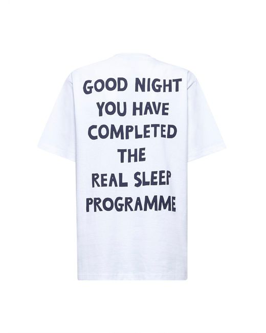 J.W. Anderson White Logo And Print T-Shirt