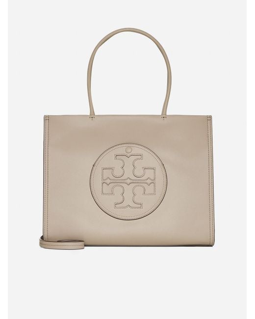 Tory Burch Natural Eco Leather Shopping Bag